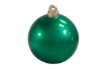 80 cm Christmas ball in green. Made from fiberglass and perfect for a Christmas display or decoration.