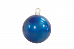 80 cm blue Christmas ball in blue you can hang in your Christmas display.