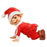 Crawling Santa Elf (Red)