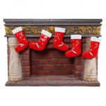 Fireplace with Socks