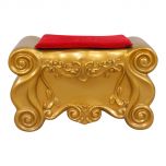 Santa footrest Red/Gold