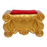 Santa Footrest (Gold & Red)