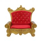 Santa Sofa (Gold & Red)