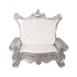 Santa Sofa (White & Silver)