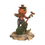 Pumpkin Scarecrow With Cello