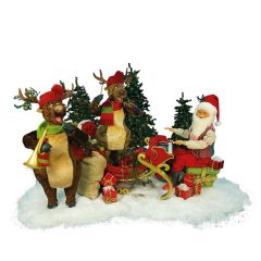 Santa and Reindeer Band