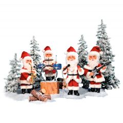 Santa Band (4 Figures)