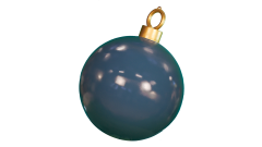 Christmasball 60 cm (Blue)