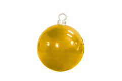 100 cm gold Christmas ball in fiberglass
