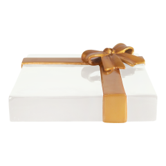 Gift Motiff 3 (White and Gold)