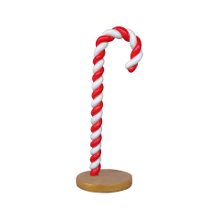 Candy cane 200 cm (White & Red)