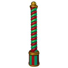 Candy Cane pillar