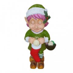 Knitting Elf Green