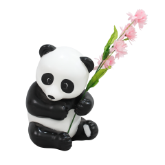 Panda Cub with Flower