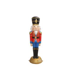 American Christmas Nutcracker 4ft - Red & Blue