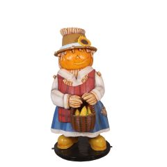 Pumpkin Scarecrow Mom
