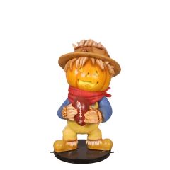 Pumpkin Scarecrow Boy