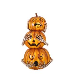 No Hear, See, Speak Pumpkin Stack