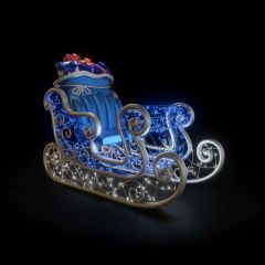 Santa Sleigh (Blue)