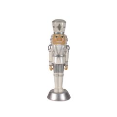 American Christmas Nutcracker 4ft (Silver)
