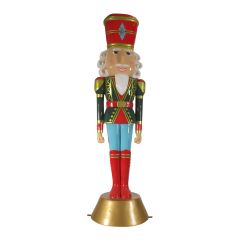 American Christmas Nutcracker 9ft. - Red & Green