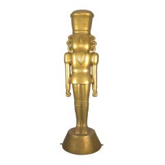 American Christmas Nutcracker 9ft. - All Gold