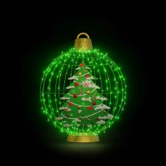 Christmas Ball "Christmas Tree" (Green)
