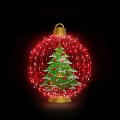 Christmas Ball "Christmas Tree" (Red)