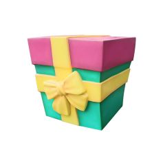 Christmas Parcel 30 cm (Pink & Green)