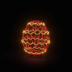 Easter Light Egg 1 (Red & Yellow)