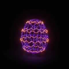 Easter Light Egg 1 (Purple & Orange)
