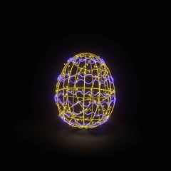 Easter Light Egg 1 (Yellow & Purple)