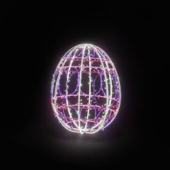 Easter Light Egg 2 (White, Purple, Pink)