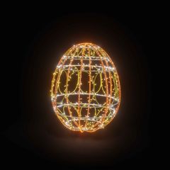 Easter Light Egg 2 (Orange, Yellow & White)