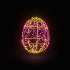 Easter Light Egg 3 (Pink & Yellow)