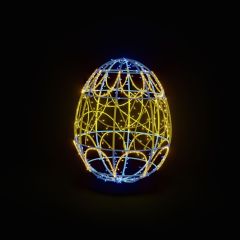 Easter Light Egg 3 (Yellow & Blue)