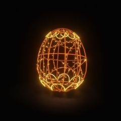 Easter Light Egg 4 (Orange & Yellow)