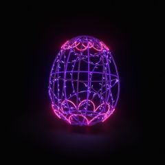 Easter Light Egg 4 (Purple & Pink)