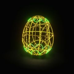 Easter Light Egg 4 (Yellow & Green)