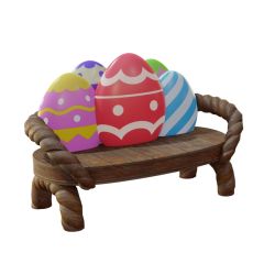 Easter Egg Bench