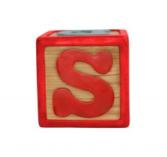 Letter Block "S,I,W,C,H,M" (Red)
