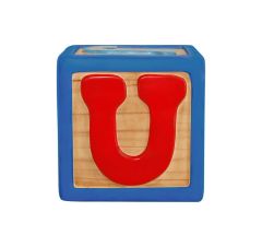 Letter Block "U,F,A,P,Z,J" (Blue)