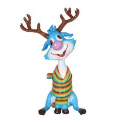Wrapped Reindeer (Rainbow Color)