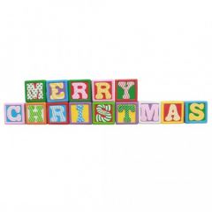 Letter Blocks "Merry Christmas"