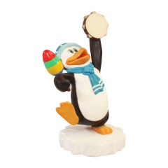 Penguin With Tambourine & Maraca