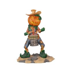 Pumpkin Scarecrow Tin Can Player