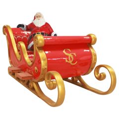 Santa Sitting "Santa Sleigh 0009"