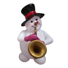 Snowman w/ Saxophone