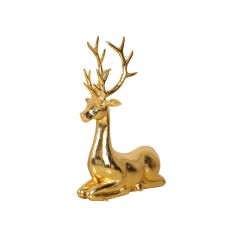 Stag Sitting (Gold Leaf)