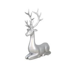 Stag Sitting (Silver)